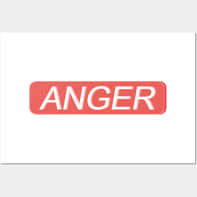 Anger Wall Art by Zeeph